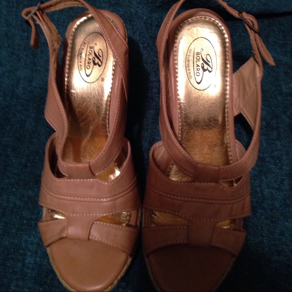 Camel colored Wedges