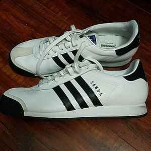 MEN's Adidas Samoa's White and black