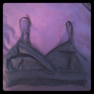 Lululemon black yoga bra