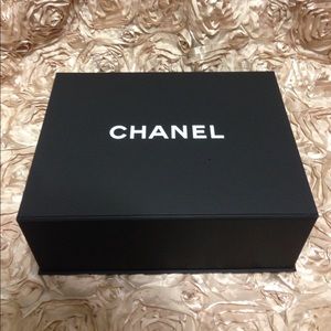 Authentic Chanel Magnetic Shoe Box w/ Chanel Bag