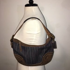 Flash sale!! Gorgeous Coach Denim Hobo bag.