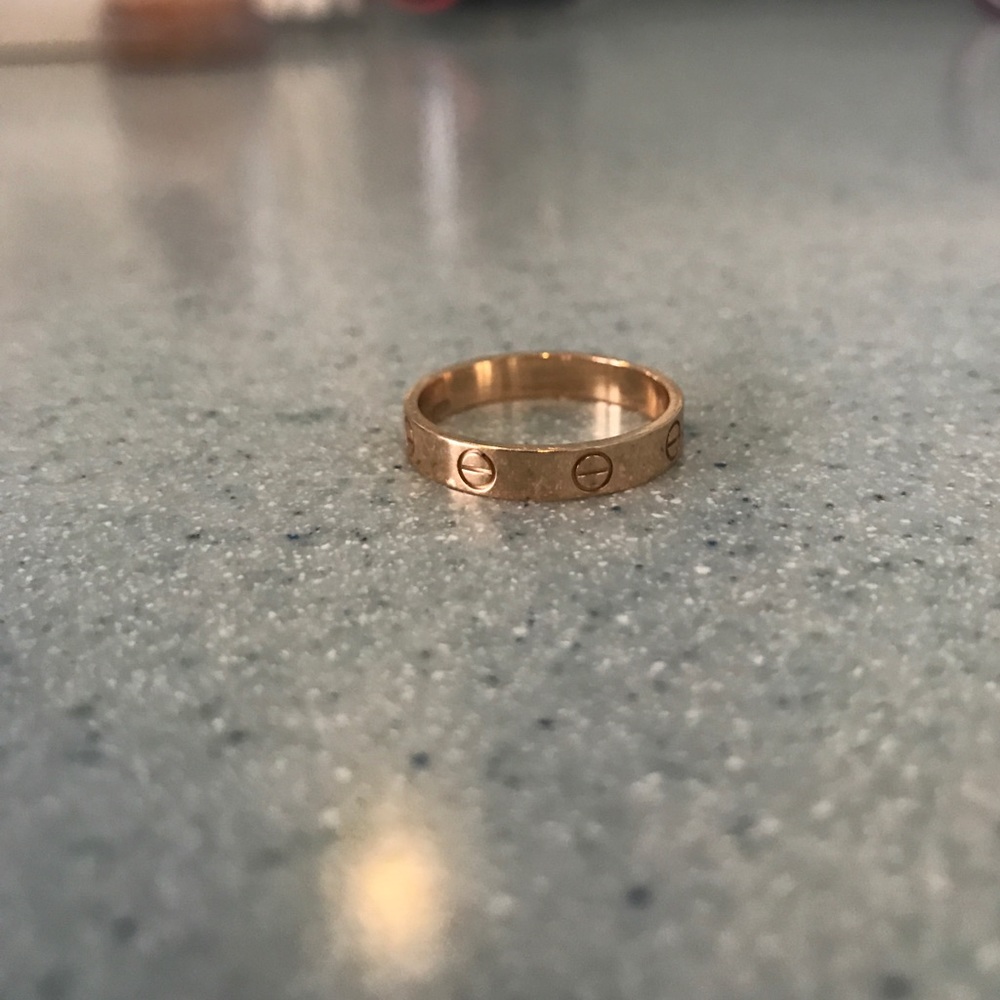 Cartier ring (rose gold) size 57