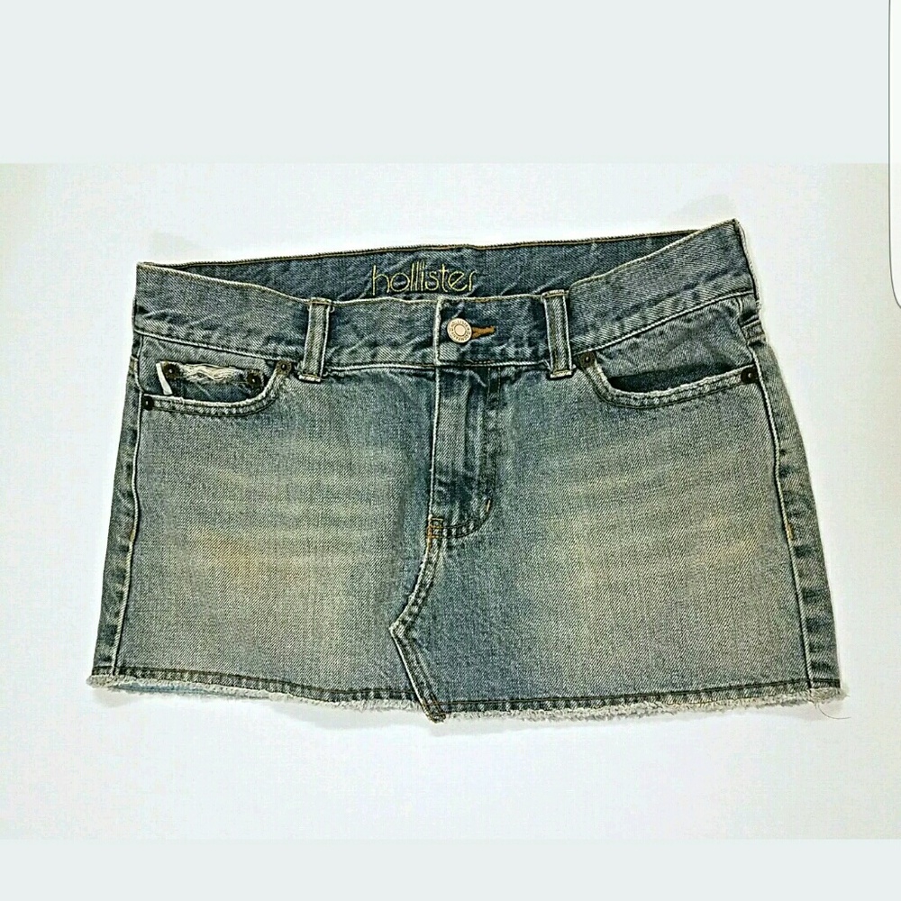 Hollister Juniors Denim Mini Skirt