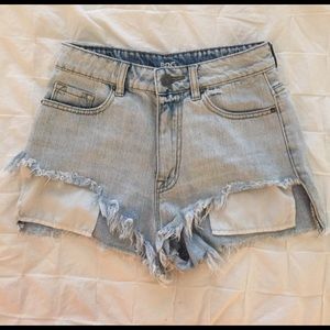 High Waisted Jean Shorts
