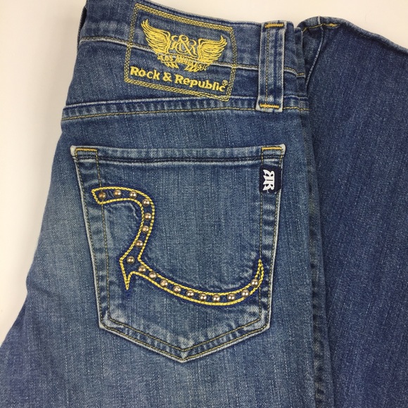 Rock & Republic Henlee Bootcut Jeans Size 28 - Picture 2 of 8