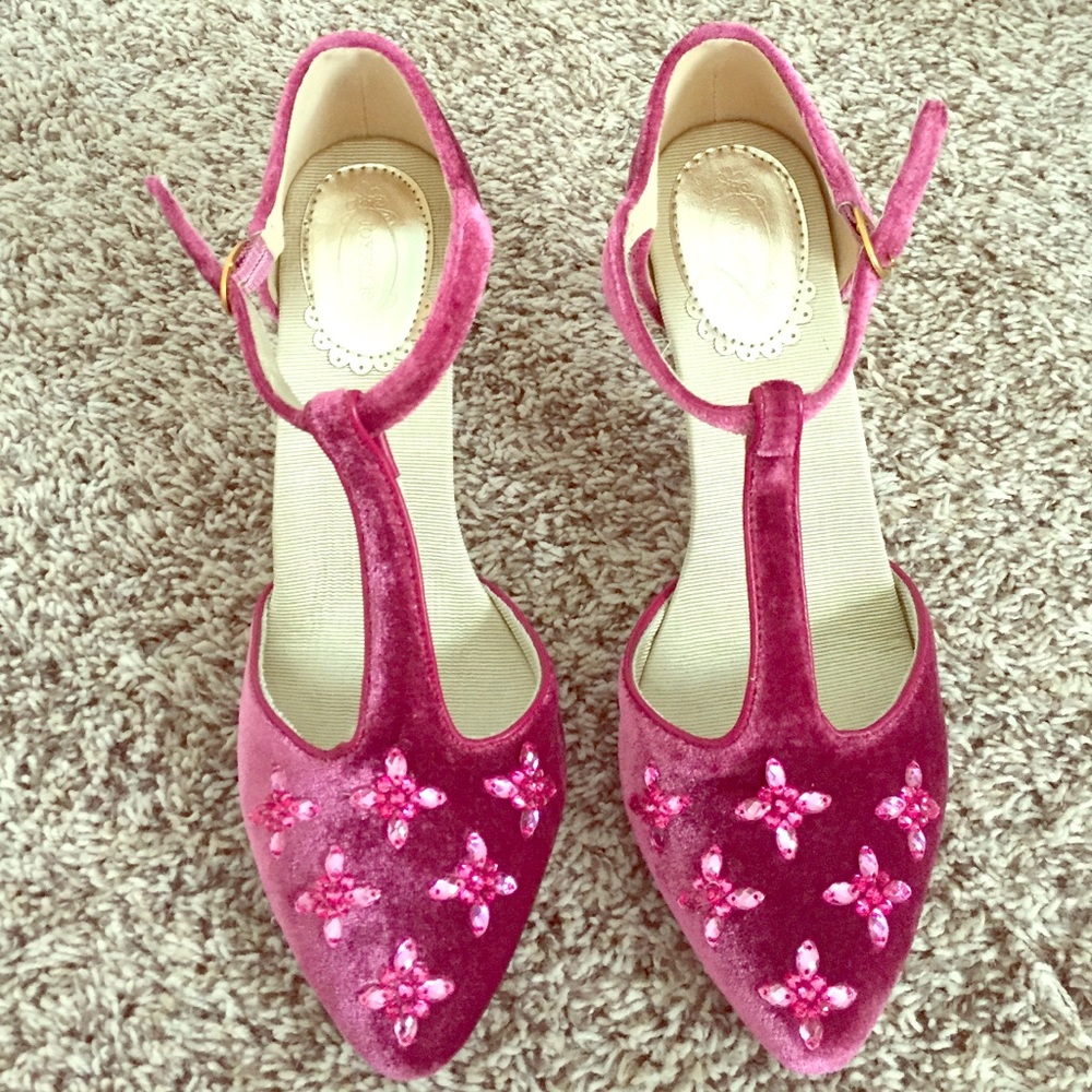 Joyfolie Theresa Heel in Berry