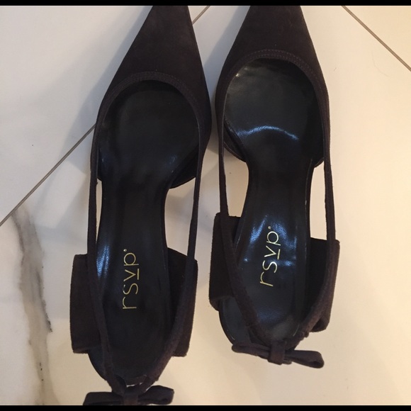 Satin and Suede Special Occassion Heels - Picture 4 of 8