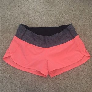Lululemon speed shorts