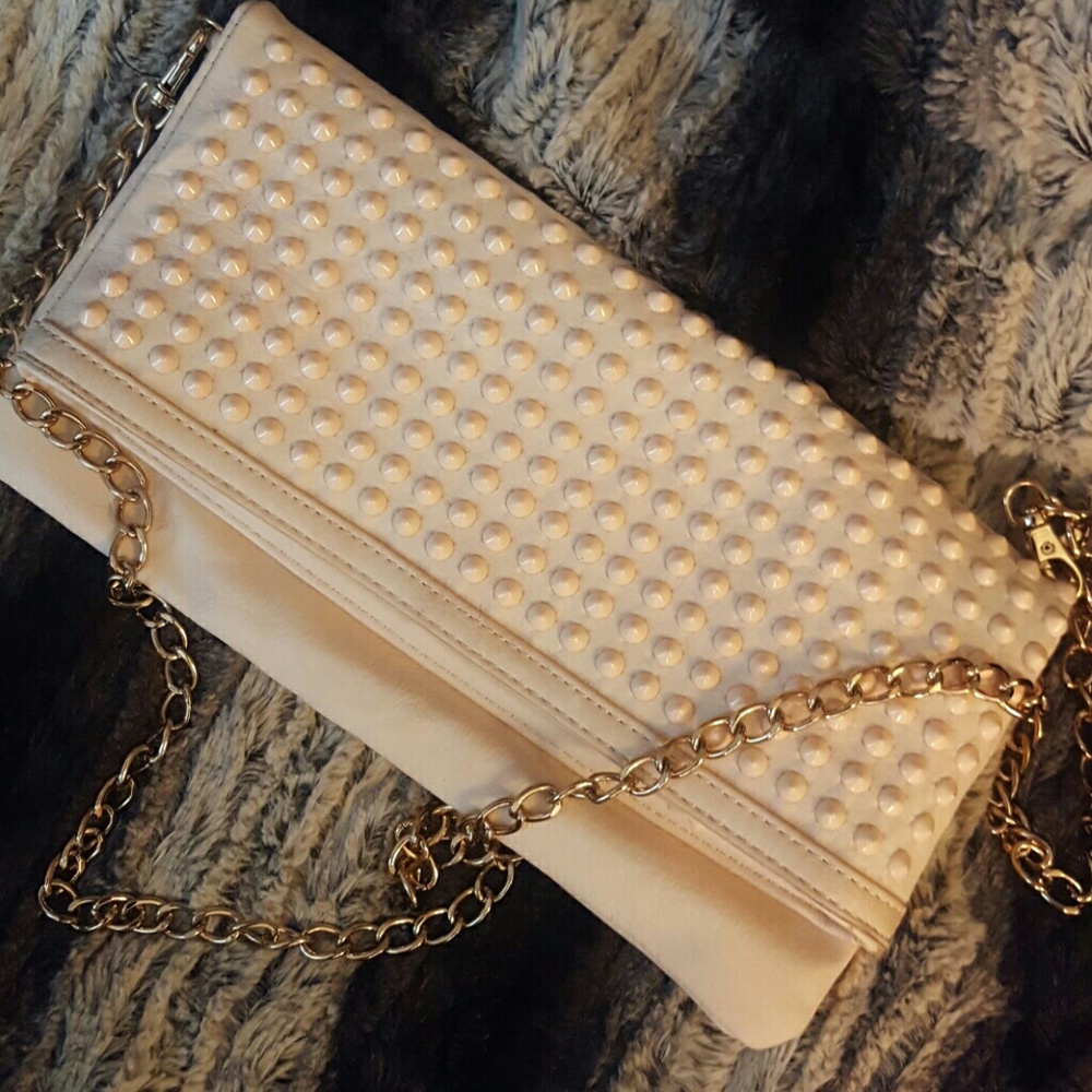 Gorgeous pink studded purse