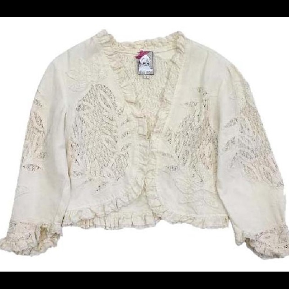 Yoana Baraschi crochet cropped cardigan
