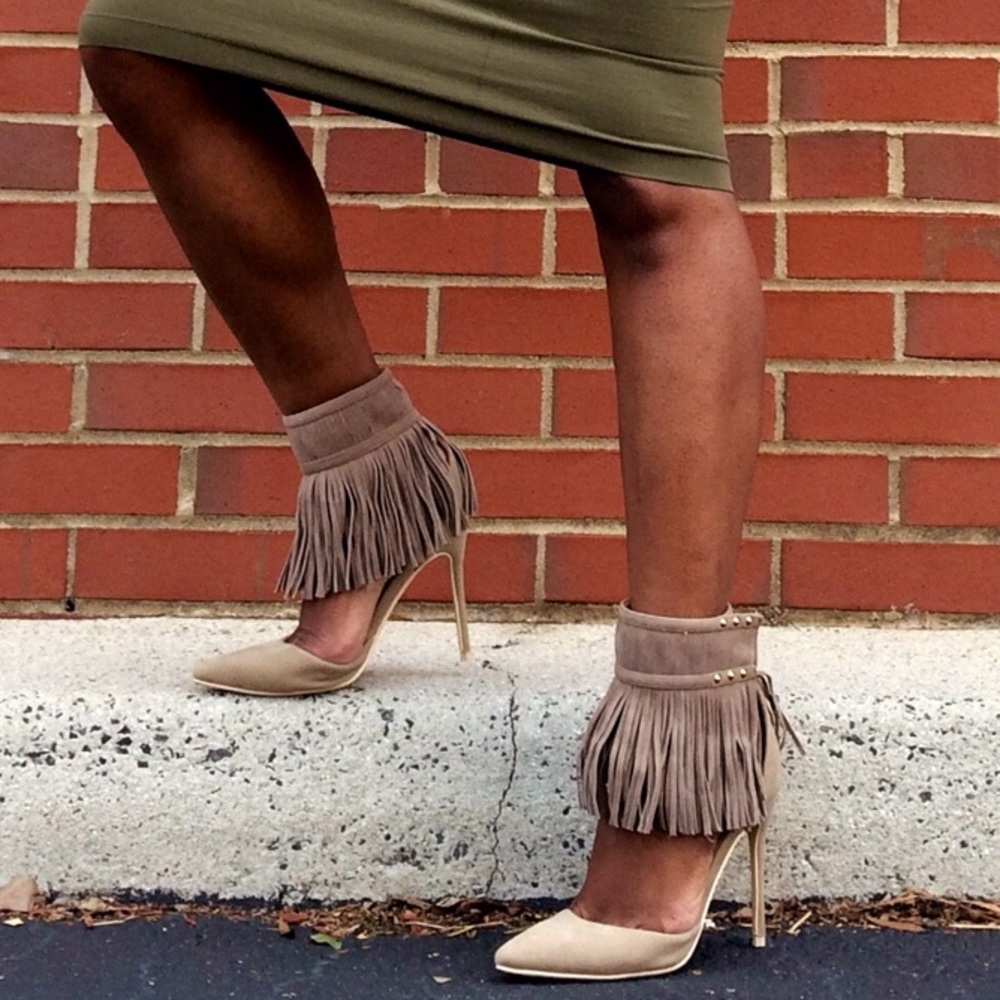 Bella Luna Fringe Stiletto