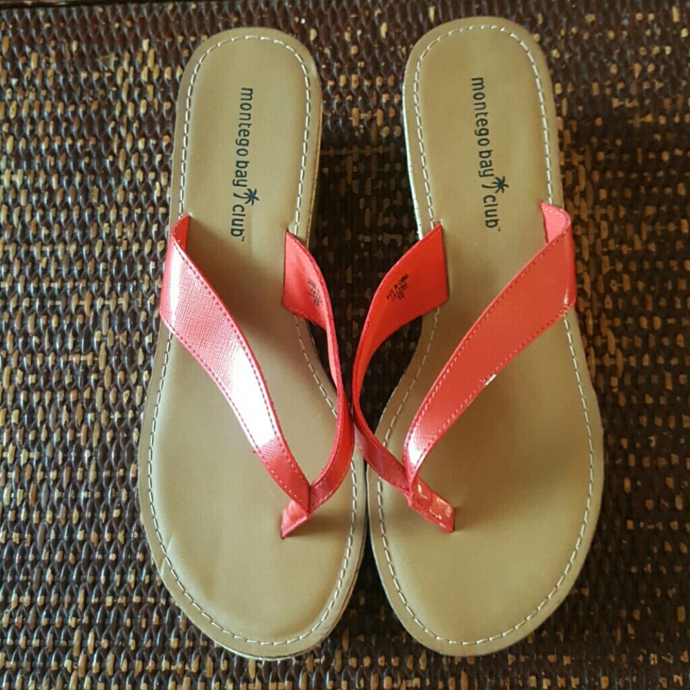 Montego Bay Club Wedge Sandal - Size 8.5