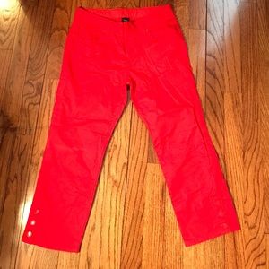 Worn twice- red Gap capris