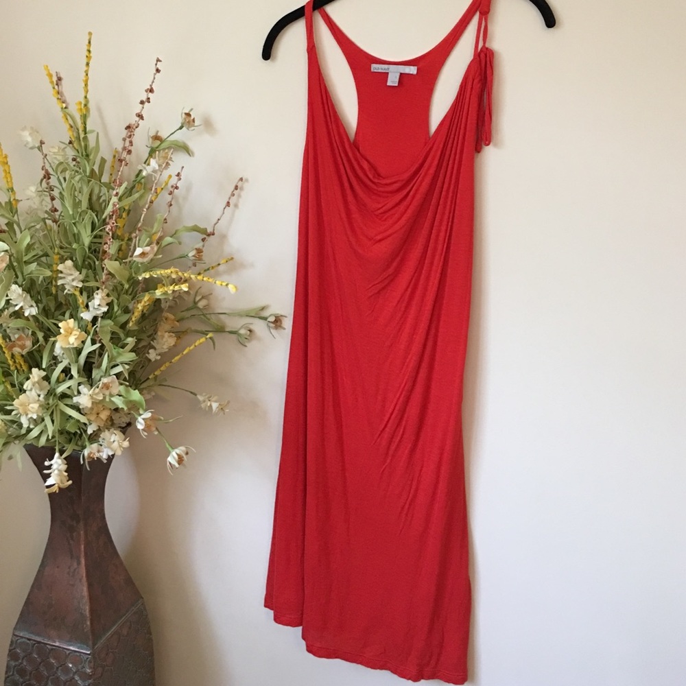 Old Navy Orange Sun Dress! Size S. Never Worn!