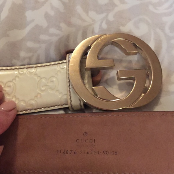 Authentic Gucci leather belts - Picture 4 of 7