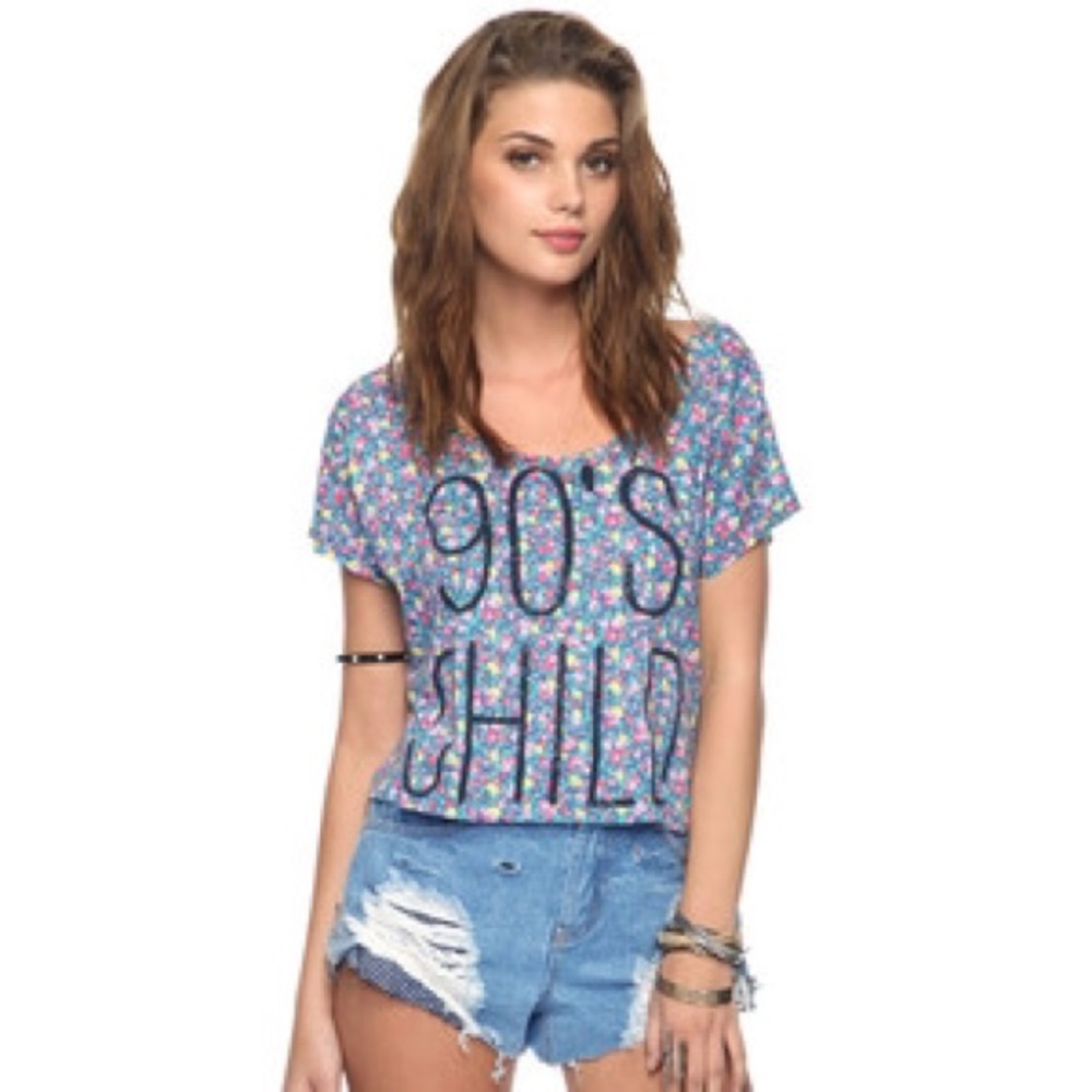 ♦️Final Sale♦️90's Child Crop Top