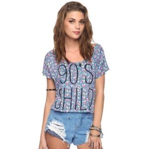 ♦️Final Sale♦️90's Child Crop Top