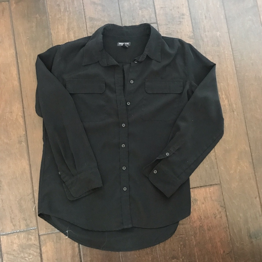 Central Park West button down blouse