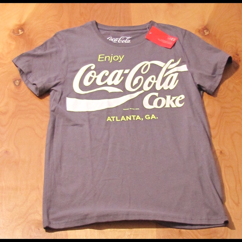 Lime Green & Gray Coca-Cola T-shirt