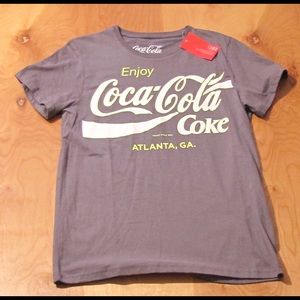 Lime Green & Gray Coca-Cola T-shirt
