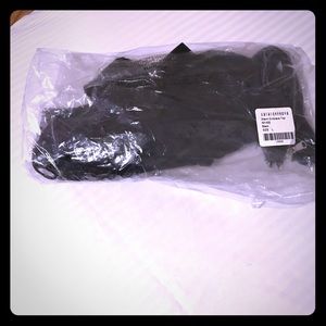 Black Sheer Eyelid Crop Top!