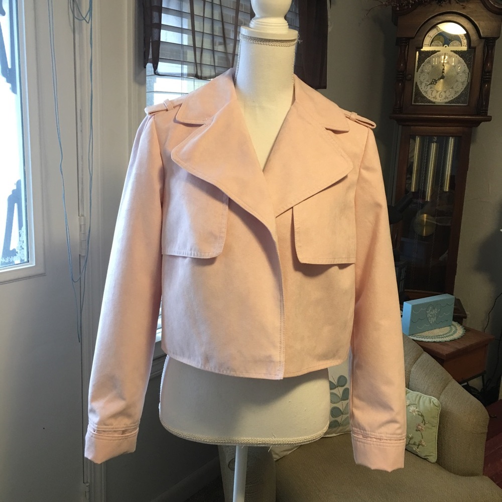 Soft light pink blazer
