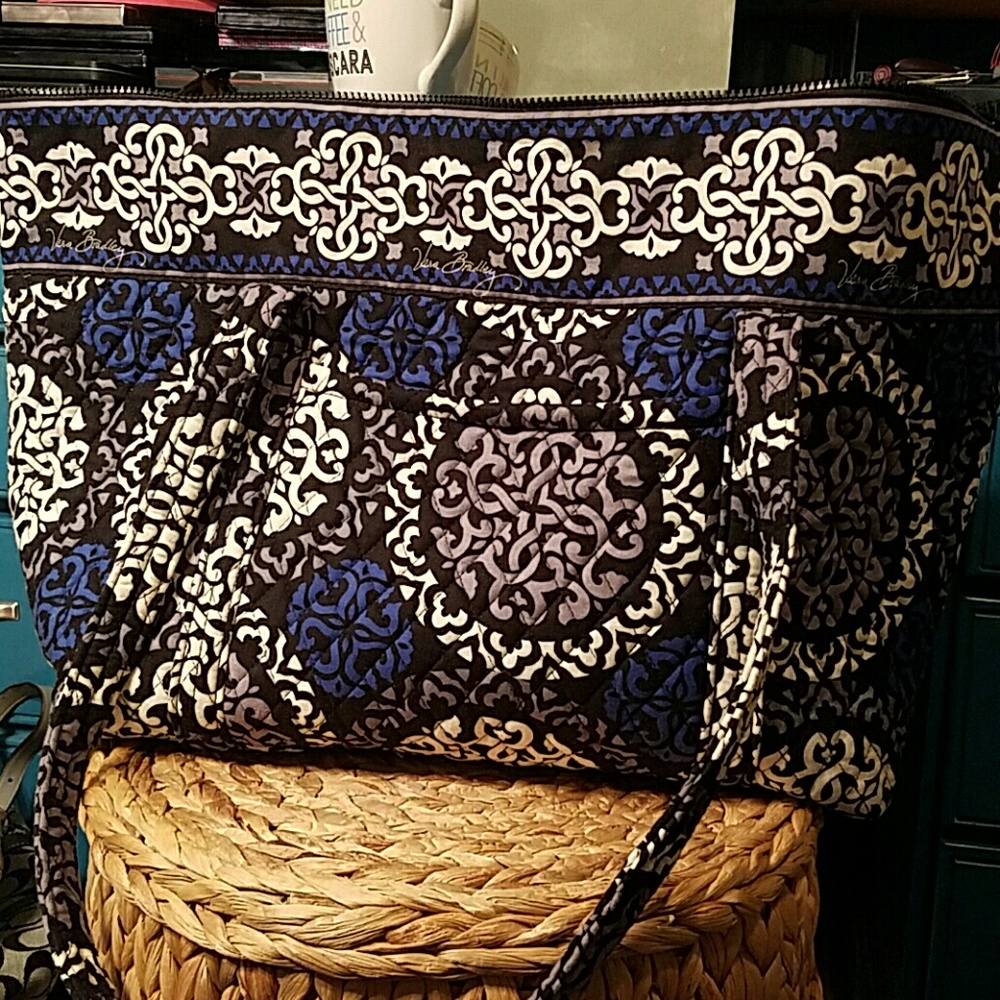 Vera Bradley large blue tote