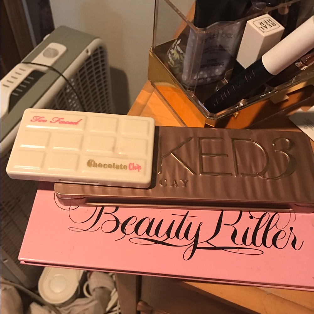 Makeup pallets. Urban, too faced, Jeffrey, Kylie