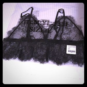 Black Lace Bralette