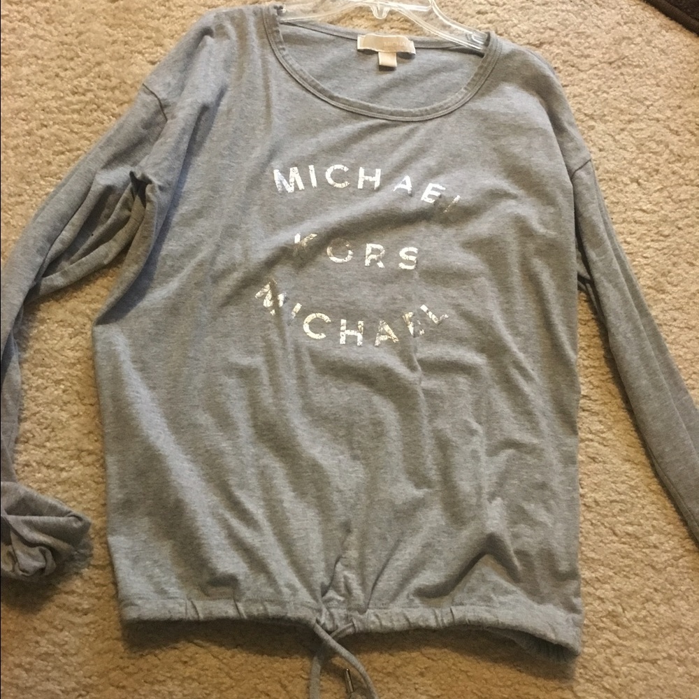 Gray Michael Kors top