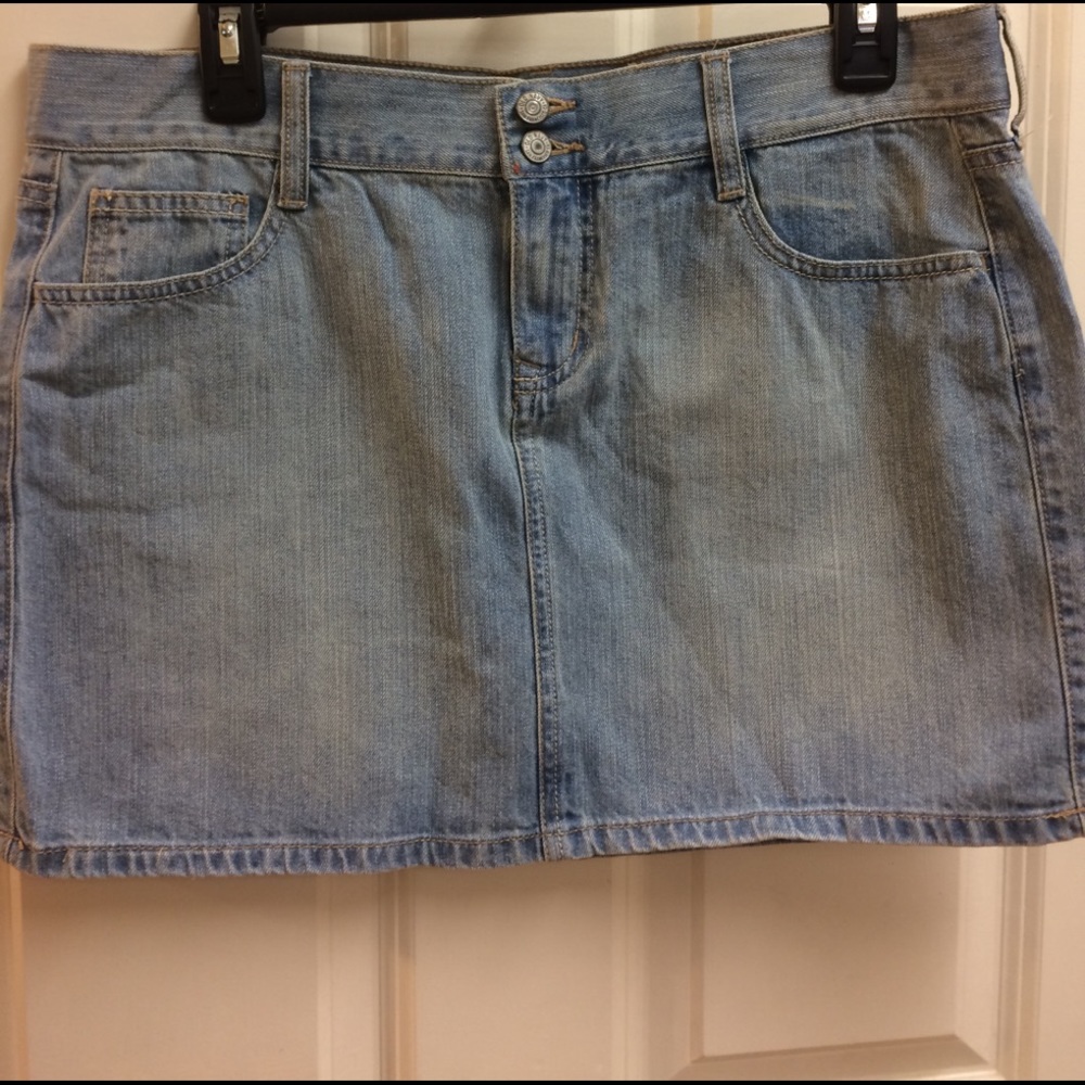 Denim Mini Skirt