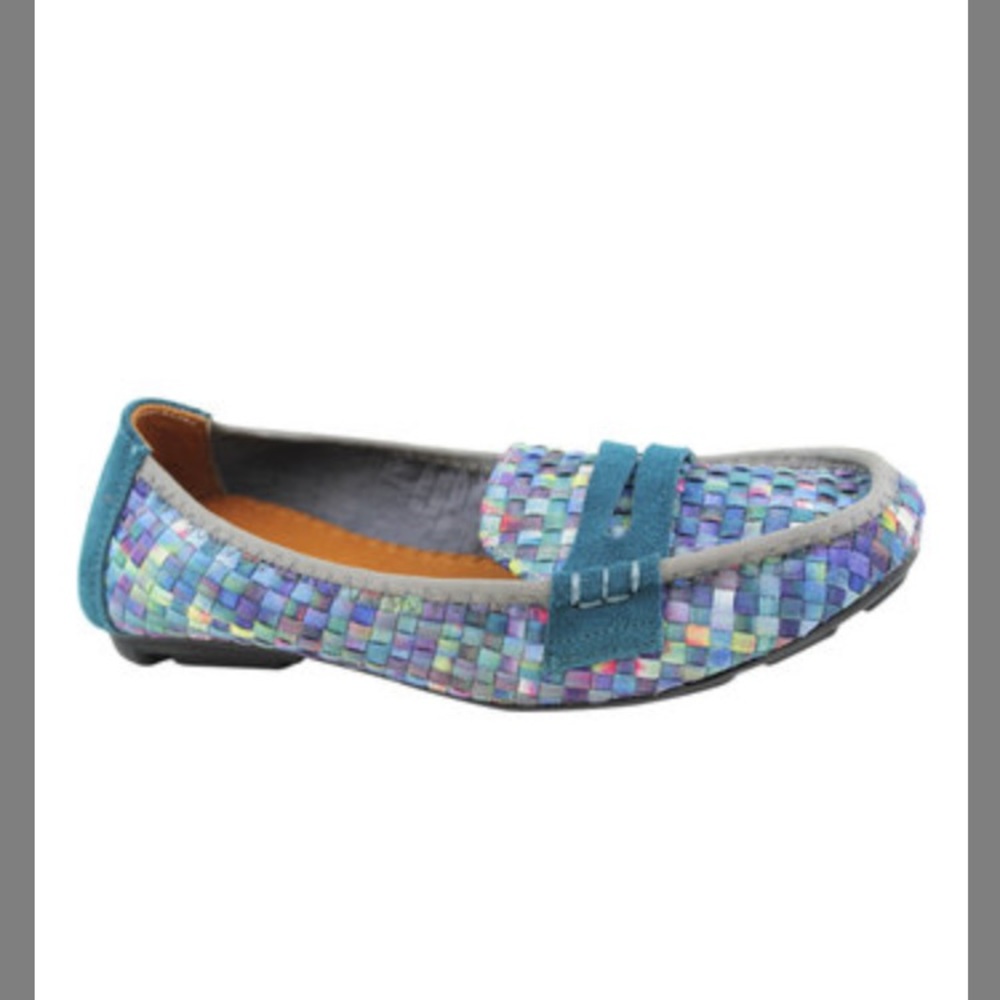 Bernie Mev Blue Camilo loafer