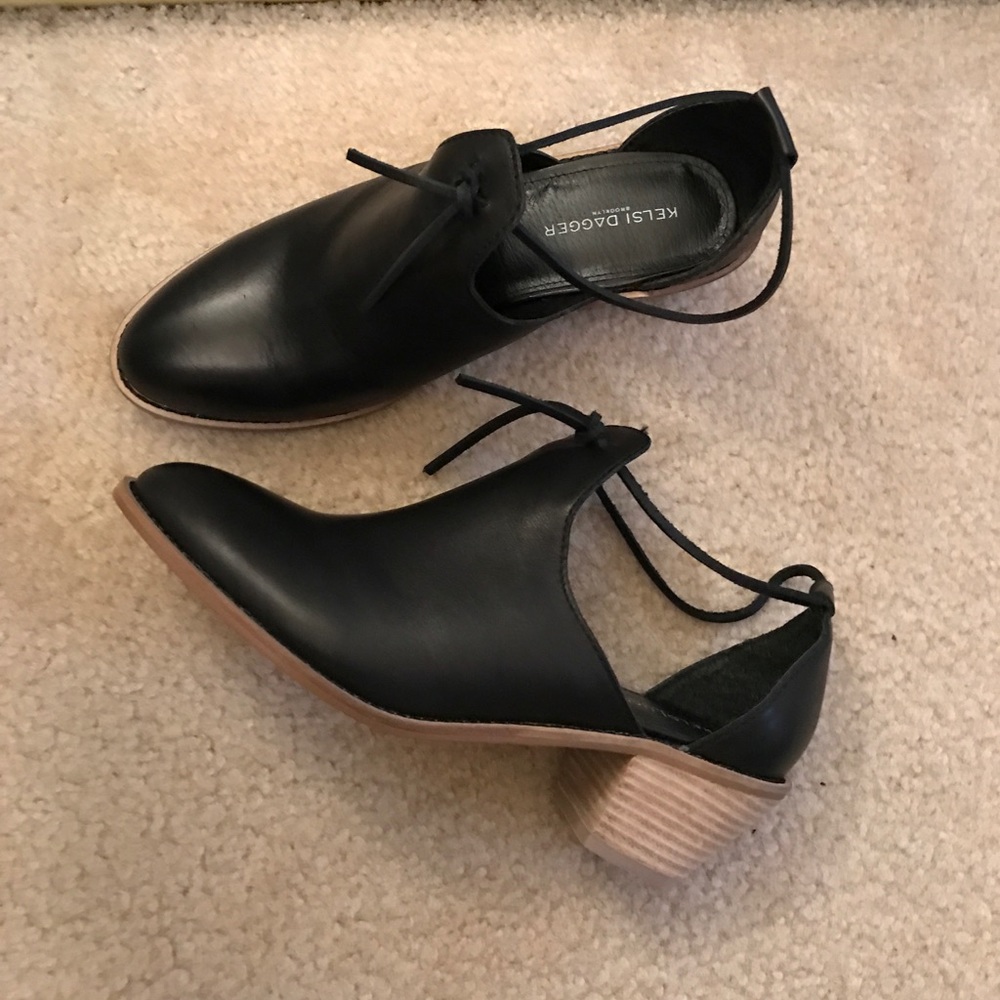 Black booties from Anthropoloigie.