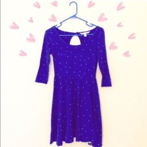Heart print skater dress