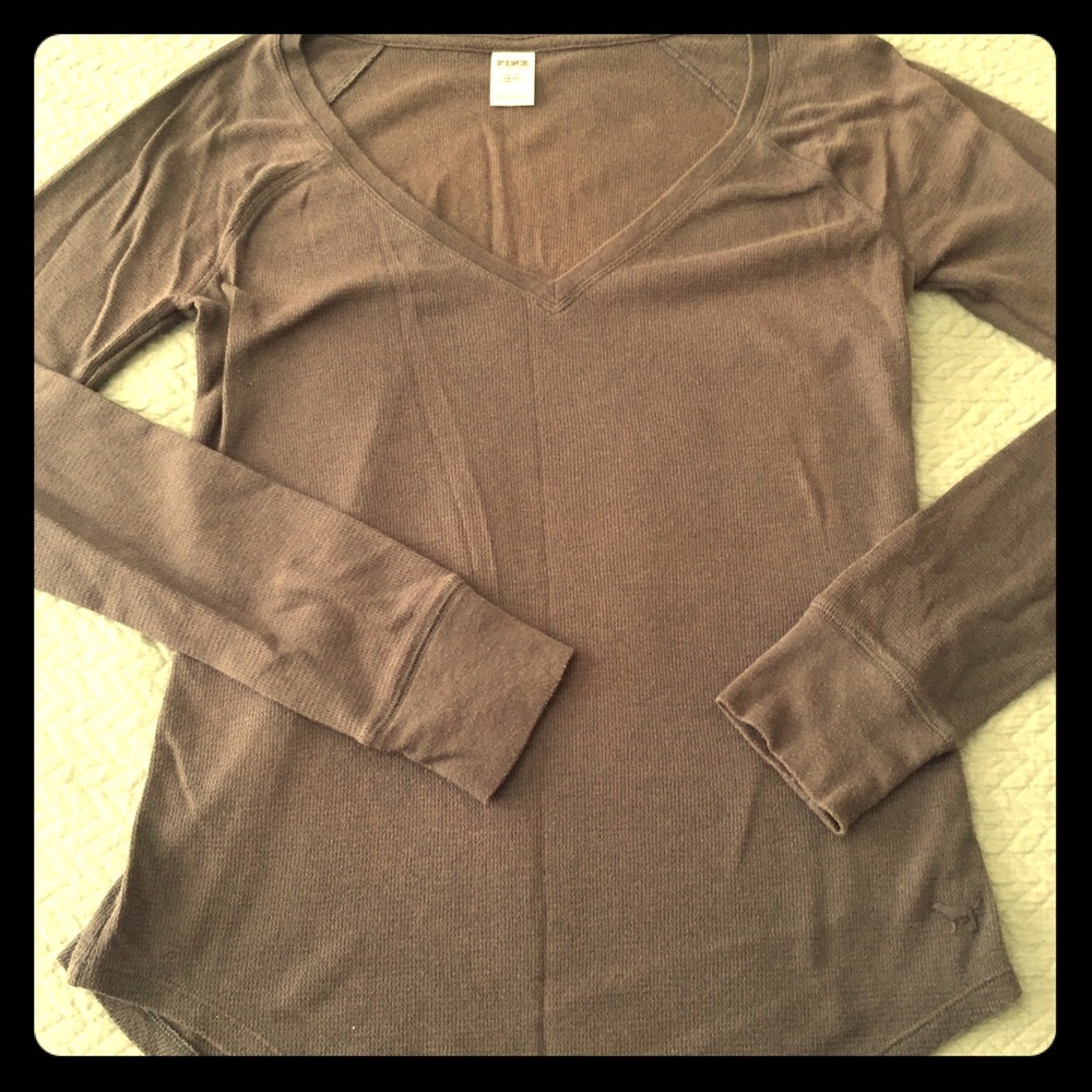 SOLD!! Victoria's Secret Pink Grey Thermal