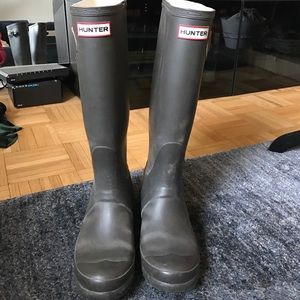 Brown Hunter boots