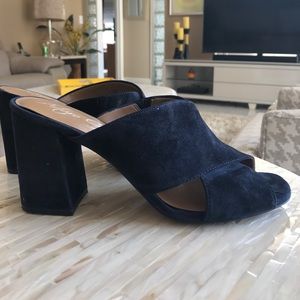 Shoes navy suede Mules