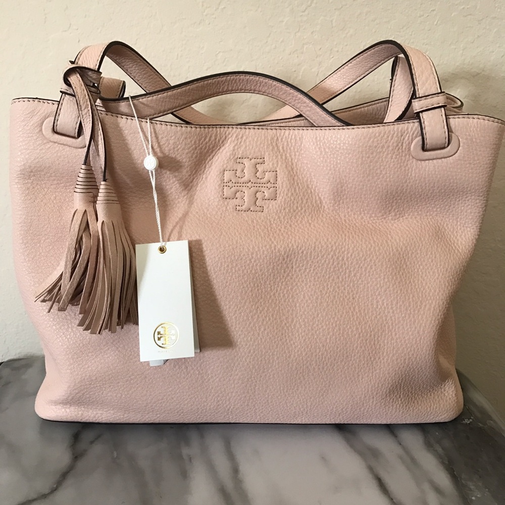 NTW Tory Burch Thea Leather Tote Shoulder Bag
