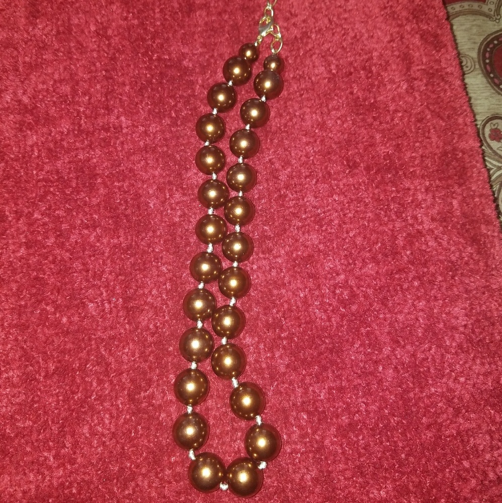 Bronze 18" necklace