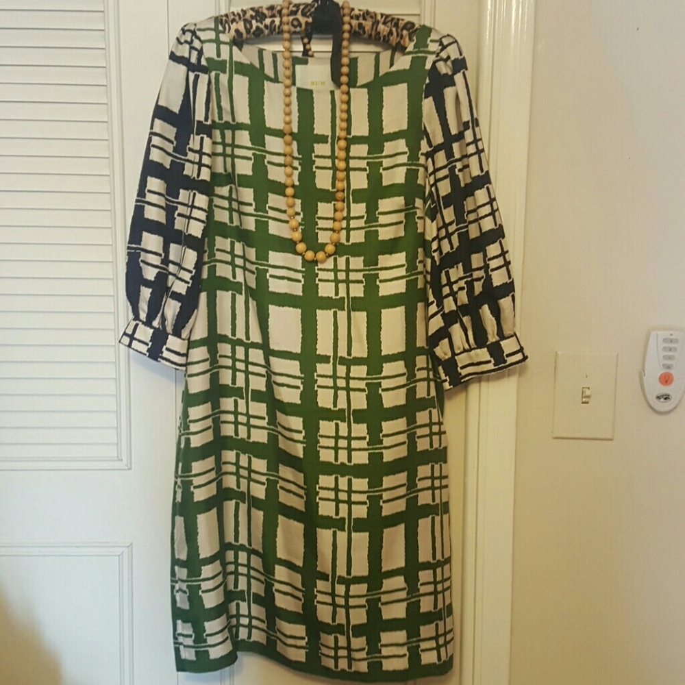 Anthropologie Maeve Silk Shift Dress SZ 8