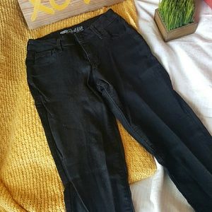 Old Navy rockstar black jeans size 2