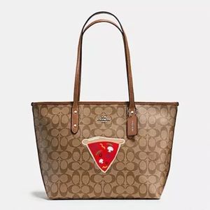 Coach Limited Edition Pizza City Tote