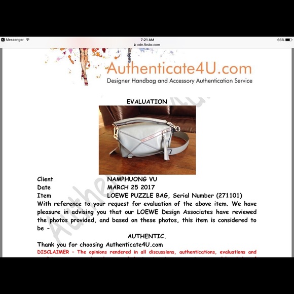 AUTHENTIC LOEWE PUZZLE SHOULDER BAG - Picture 8 of 8