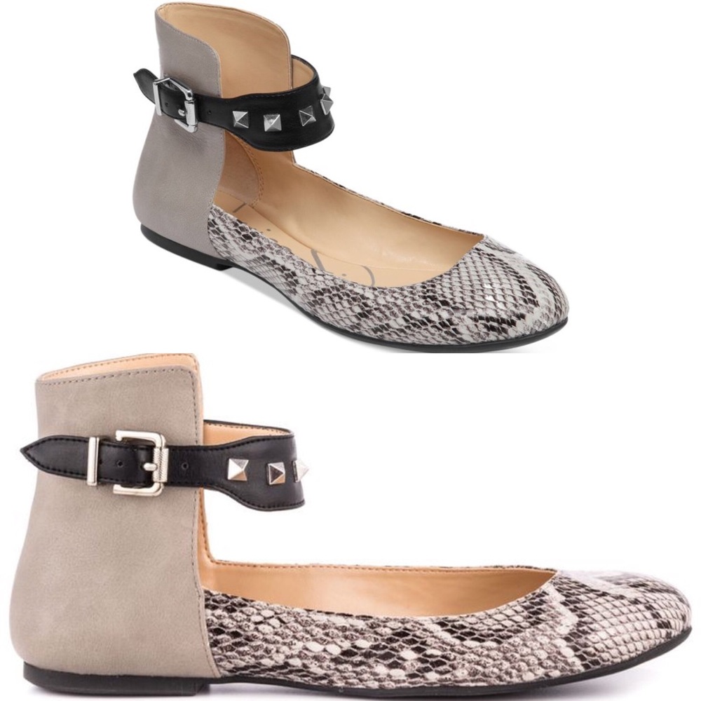Jessica Simpson vegan leather flats