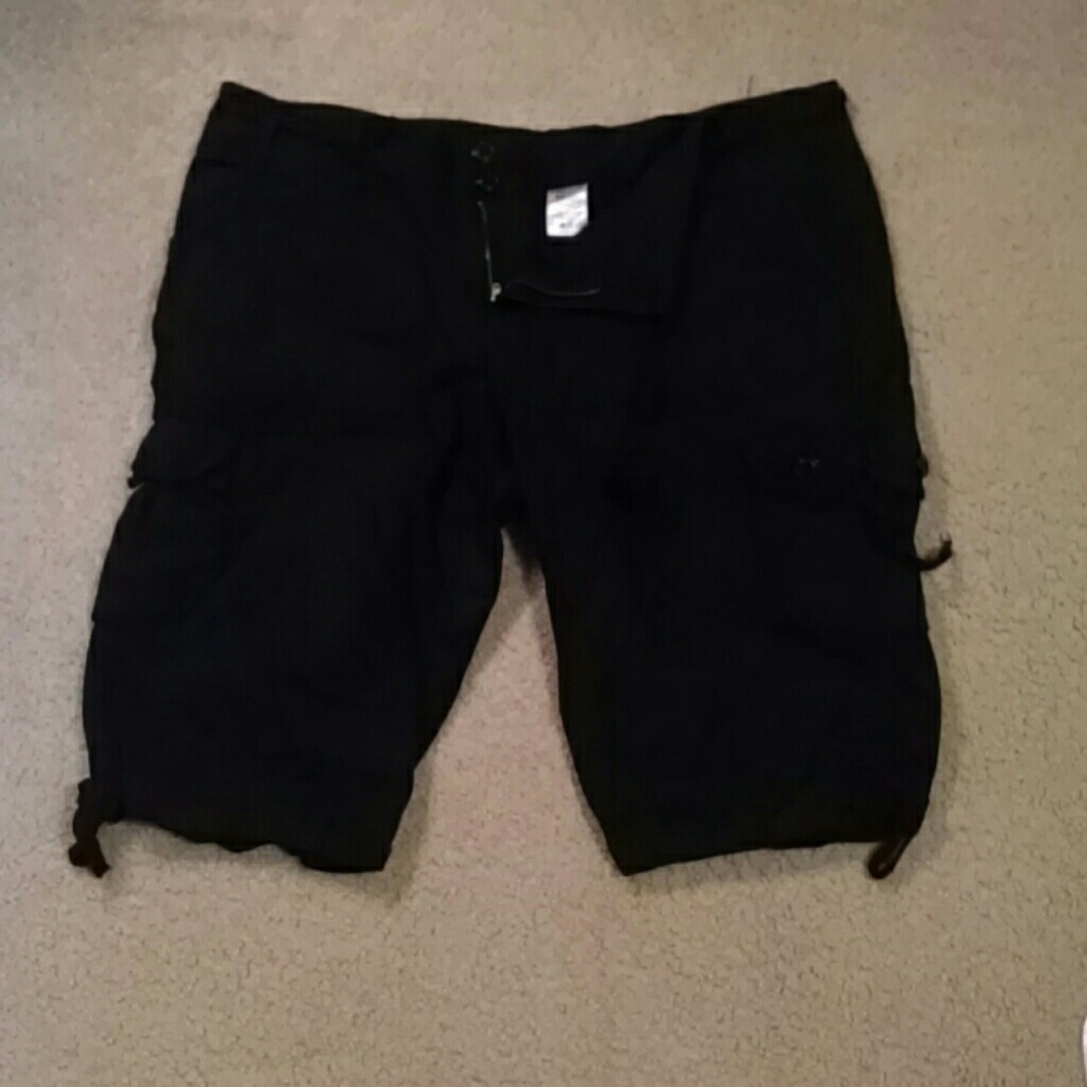 Black Bermuda shorts