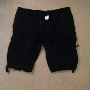 Black Bermuda shorts