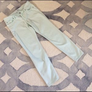 Express Mint Jean Jegging