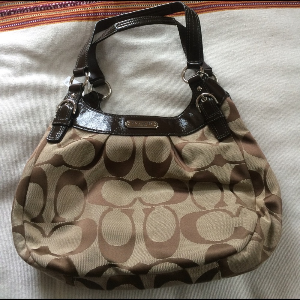 Coach hobo handbag, NWT, with matching hand purse