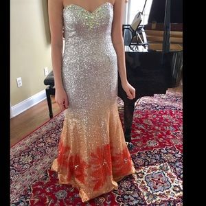 Sequin prom dress