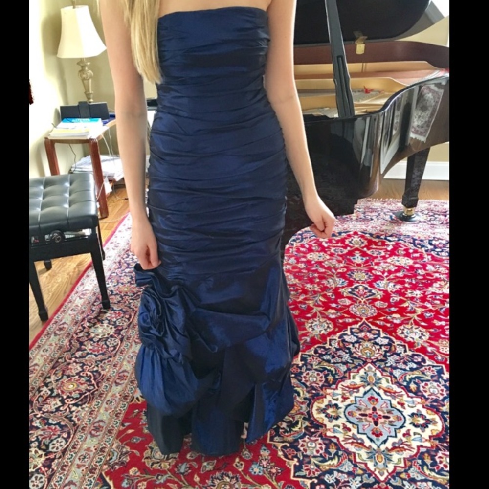 Royal blue prom dress